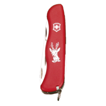 Victorinox lovski žepni nož 0.8573 glava srnjaka, rdeč