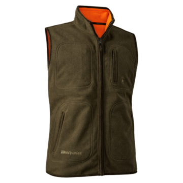Gamekeeper obojestranski flis telovnik - Safety Orange, Deerhunter